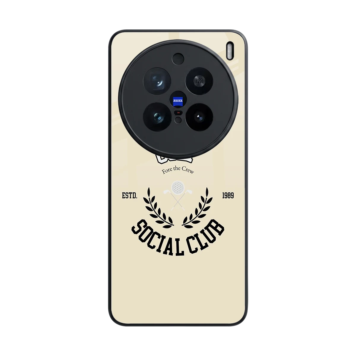 Golf Social Club back phone cover | glass case for vivo x200 pro