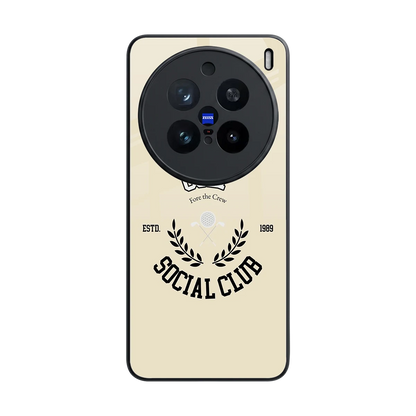 Golf Social Club back phone cover | glass case for vivo x200 pro