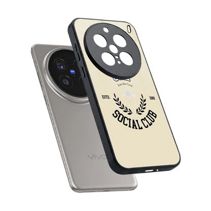 Golf Social Club sleek vivo x200 pro cover with tempered glass back and TPU edges