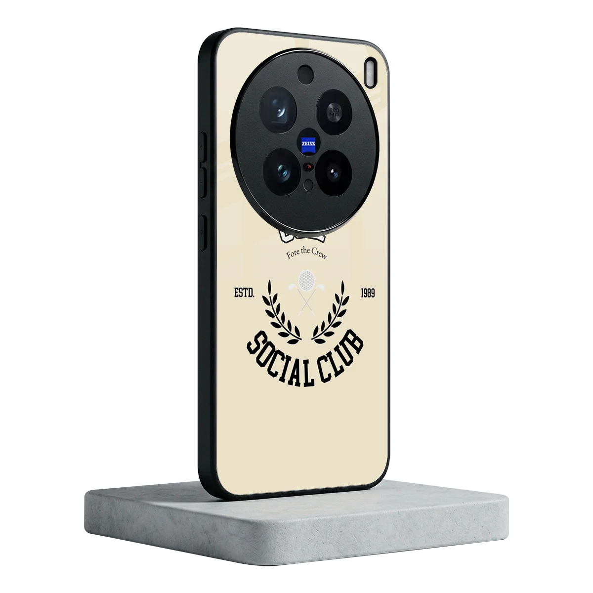 Golf Social Club vivo x200 pro mobile cover | shockproof glass phone case