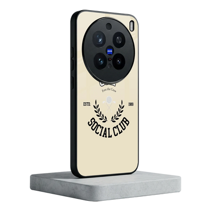 Golf Social Club vivo x200 pro mobile cover | shockproof glass phone case