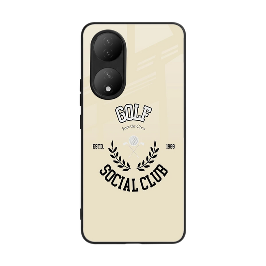 Golf Social Club back phone cover | glass case for Vivo-y100
