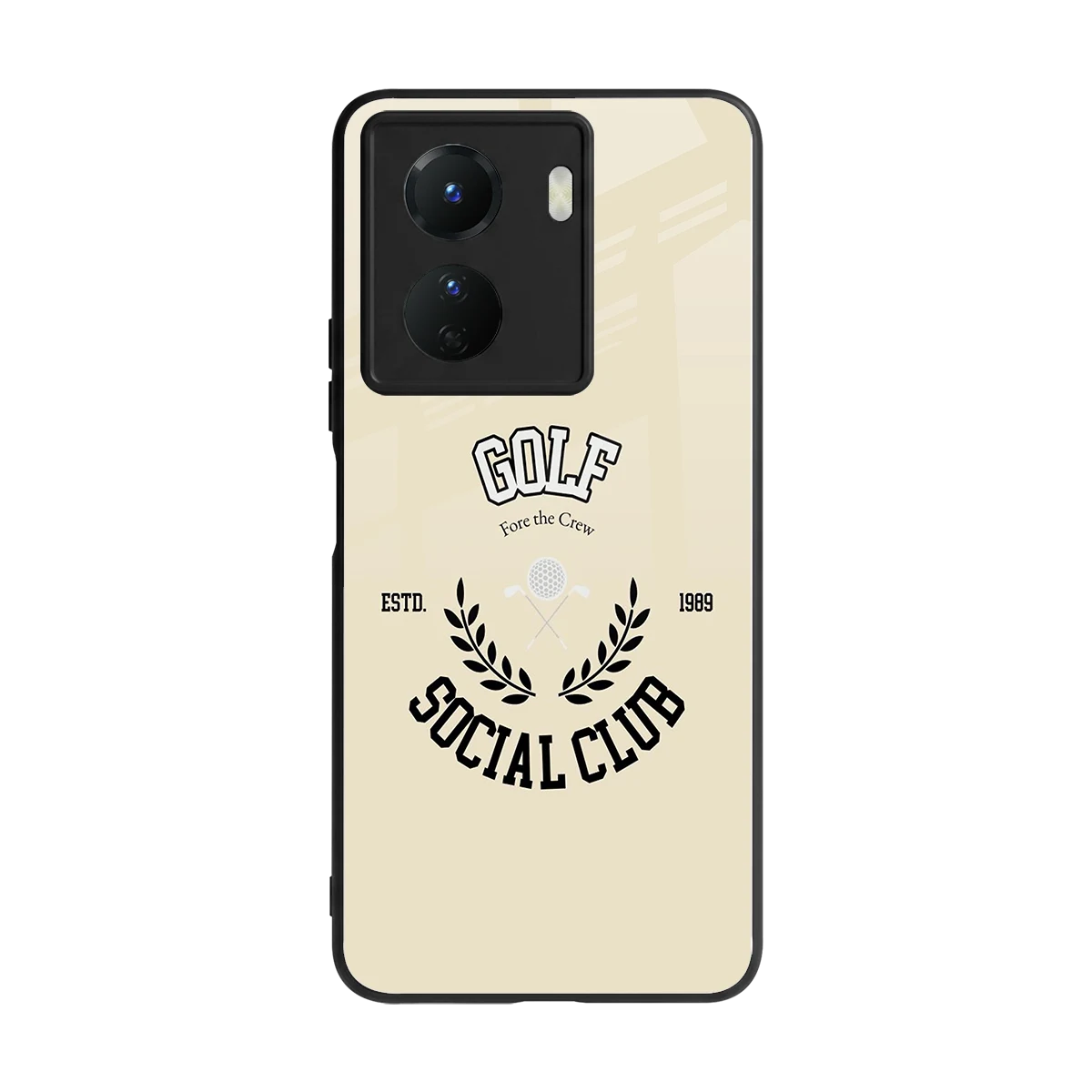 Golf Social Club back phone cover | glass case for vivo y16
