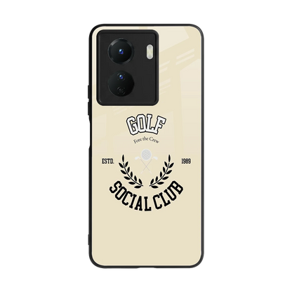 Golf Social Club back phone cover | glass case for vivo y16