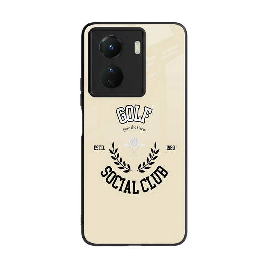 Golf Social Club back phone cover | glass case for vivo y16