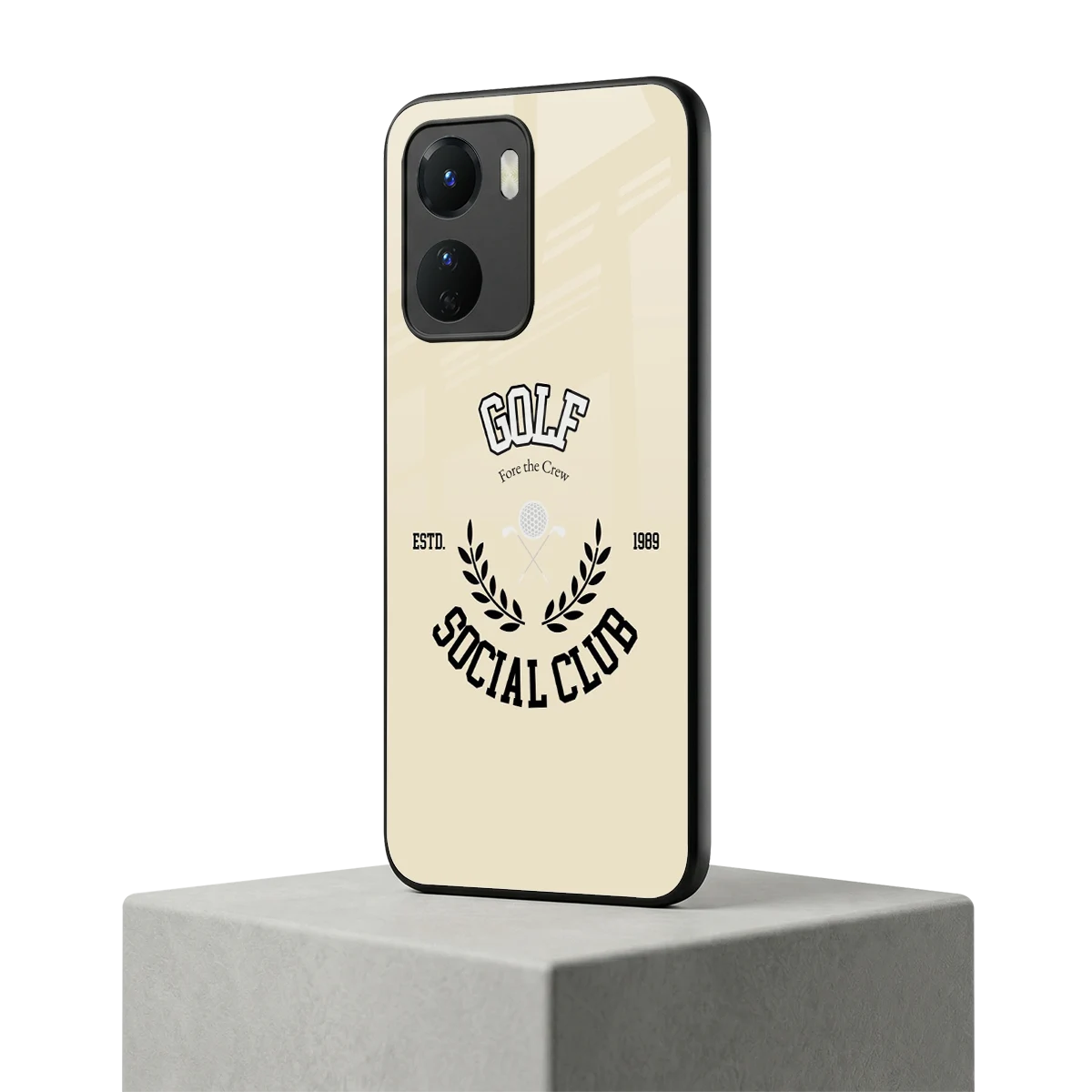 Golf Social Club vivo y16 mobile cover | shockproof glass phone case