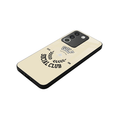 Golf Social Club stylish phone case for vivo y200 5g | glossy glass and slim fit