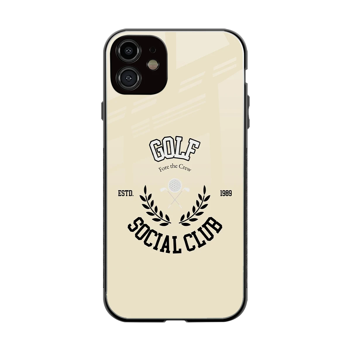 Golf Social Club back phone cover | glass case for iphone 11