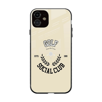 Golf Social Club back phone cover | glass case for iphone 11