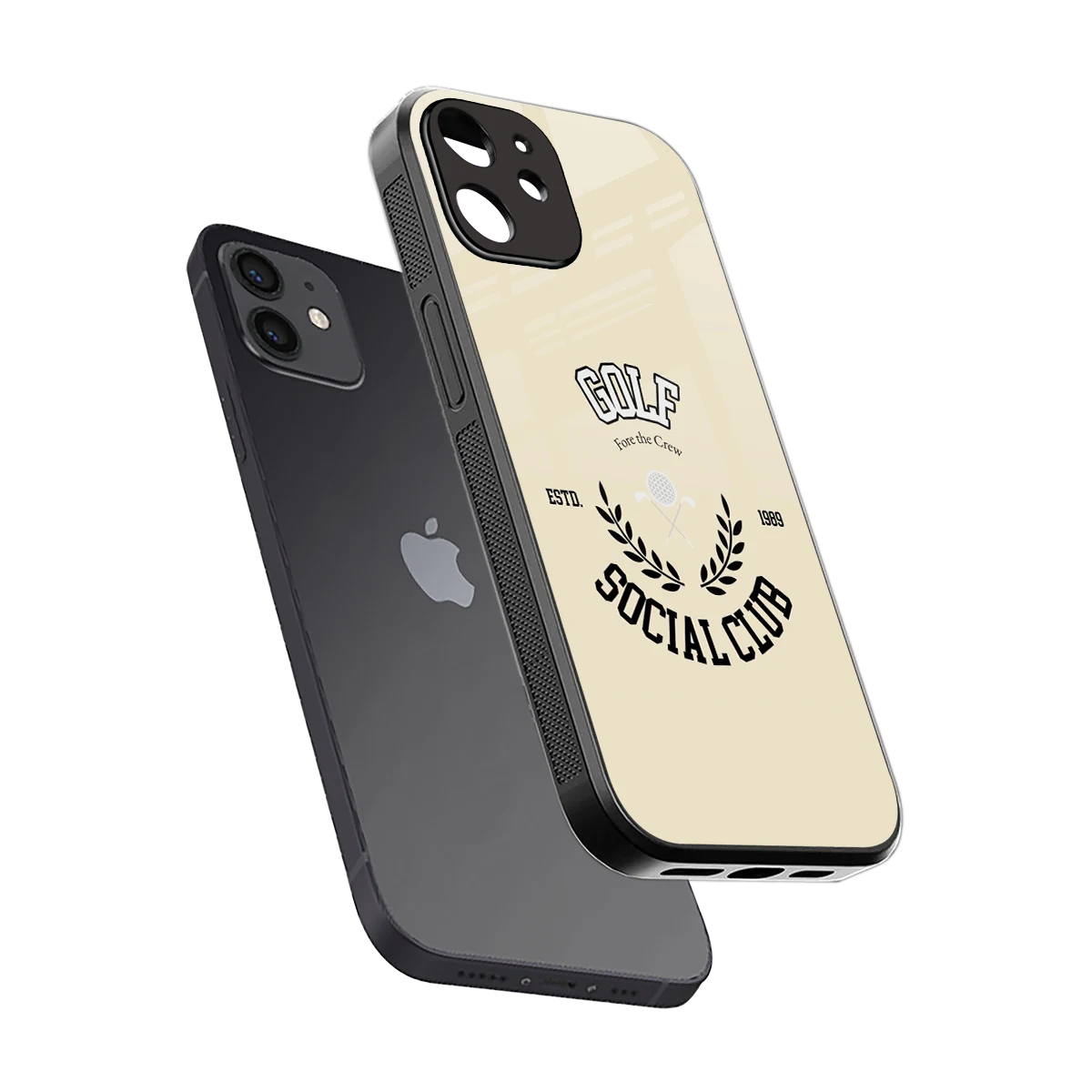 Golf Social Club sleek iphone 11 cover with tempered glass back and TPU edges