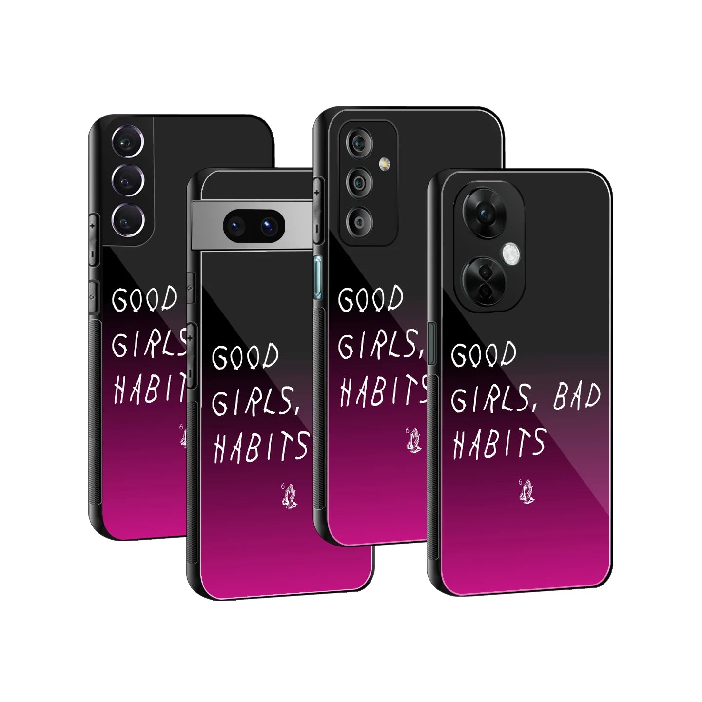 Stylish Glass Back Case for All Smartphones iPhone, Samsung, OnePlus, Pixel, Redmi, Oppo, Vivo, Motorola