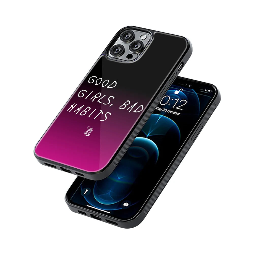 Protective Glass Back Phone Case Compatible with iPhone, Samsung, OnePlus, Pixel & More