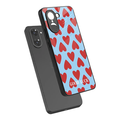 Good Luck sleek oneplus nord ce5 5g cover with tempered glass back and TPU edges