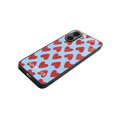 Good Luck stylish phone case for oneplus nord ce5 5g | glossy glass and slim fit