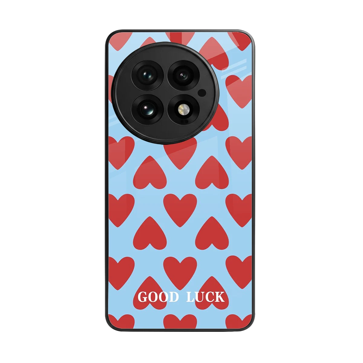 Good Luck back phone cover | glass case for oneplus 13