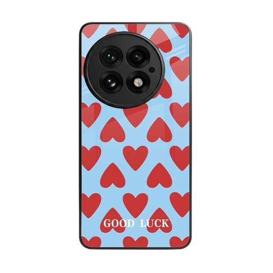 Good Luck back phone cover | glass case for oneplus 13