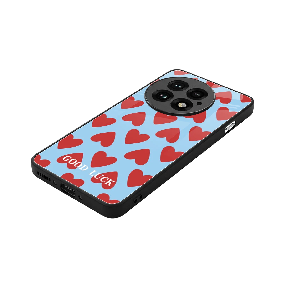 Good Luck stylish phone case for oneplus 13 | glossy glass and slim fit