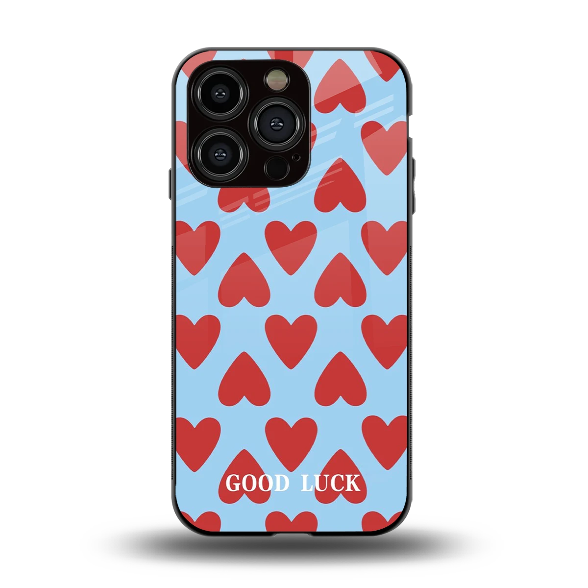 Good Luck back phone cover | glass case for iphone 13 pro