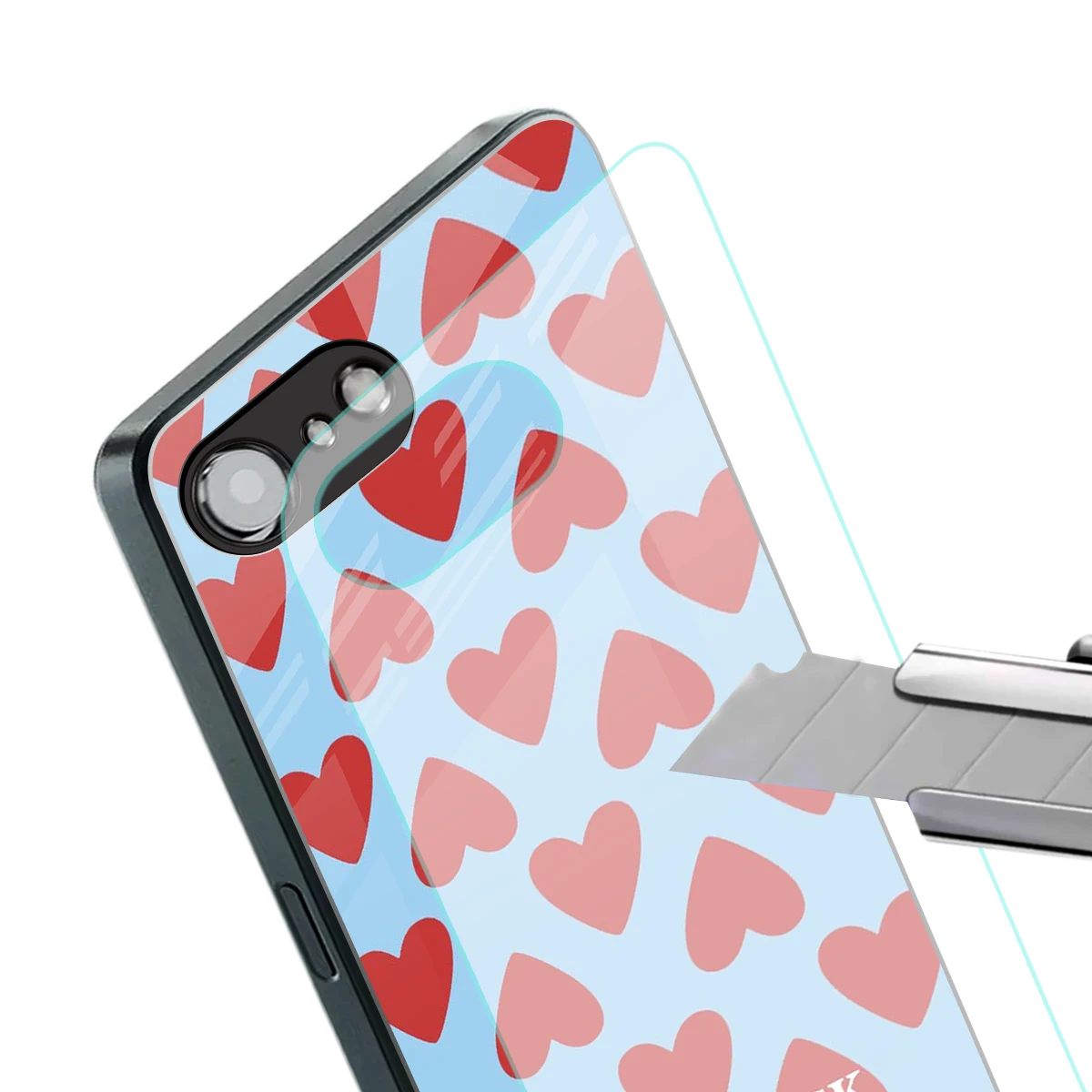 Good Luck stylish phone case for iphone 16e | glossy glass and slim fit