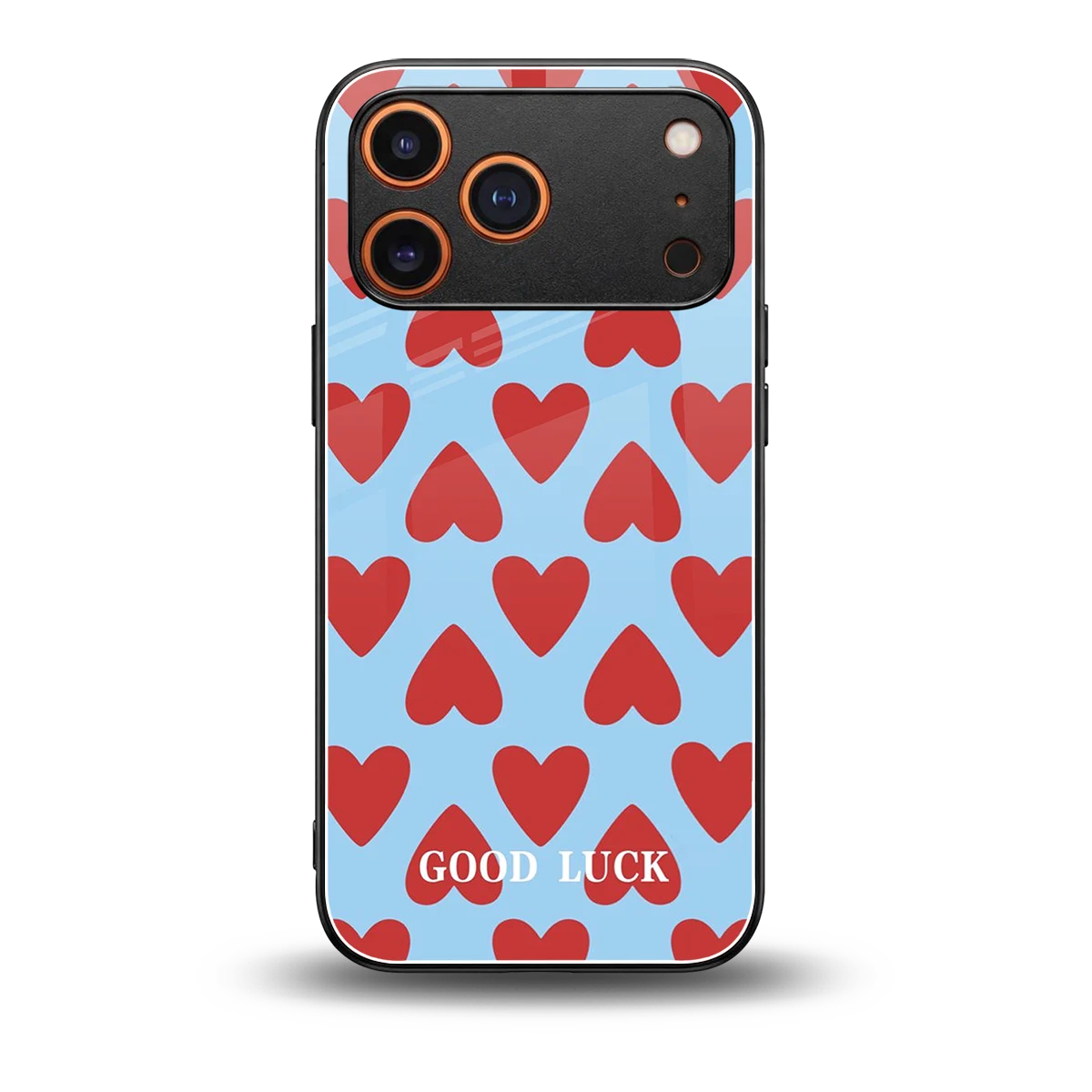 Good Luck back phone cover | glass case for iphone 17 pro max