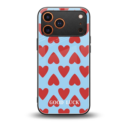 Good Luck back phone cover | glass case for iphone 17 pro max