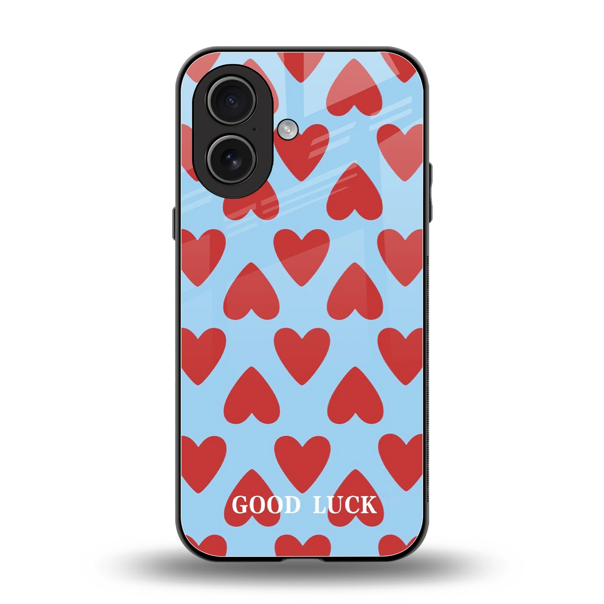 Good Luck back phone cover | glass case for iphone 17