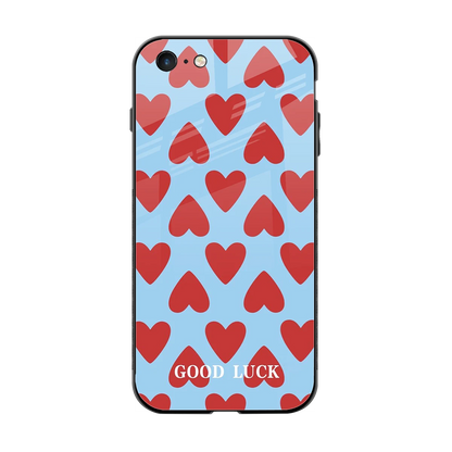 Good Luck back phone cover | glass case for iphone 6s plus