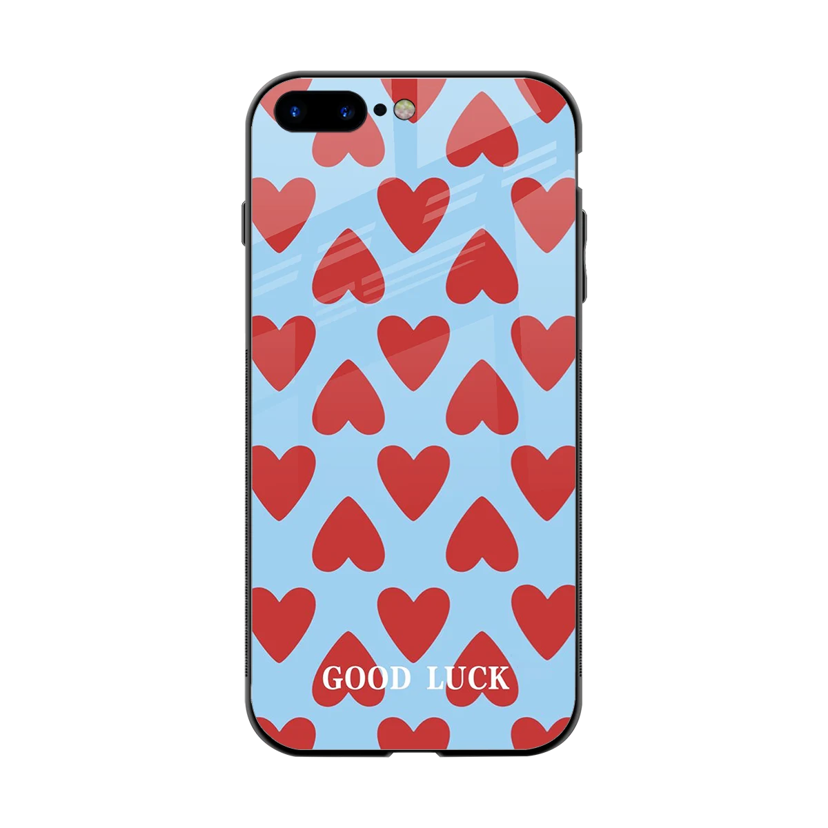 Good Luck back phone cover | glass case for iphone 7 plus