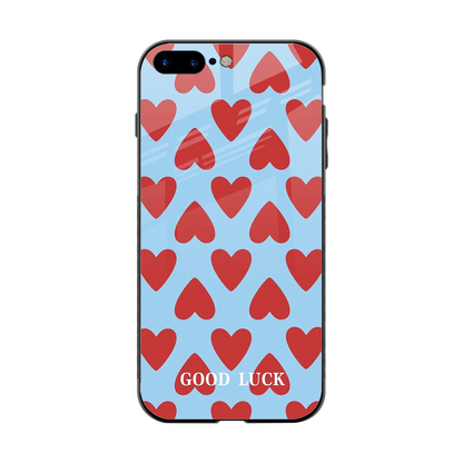 Good Luck back phone cover | glass case for iphone 7 plus