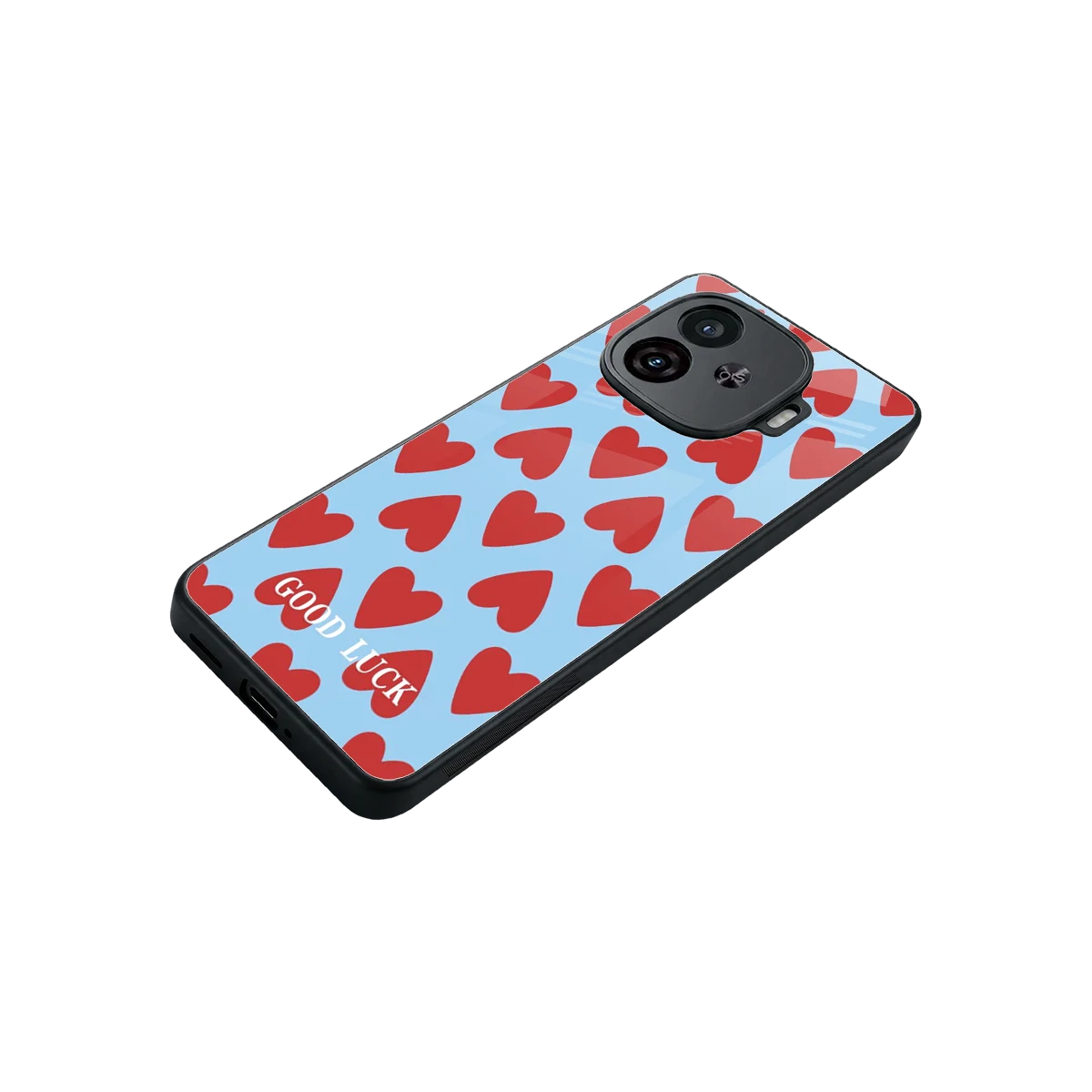 Good Luck stylish phone case for iqoo neo 10r 5g | glossy glass and slim fit