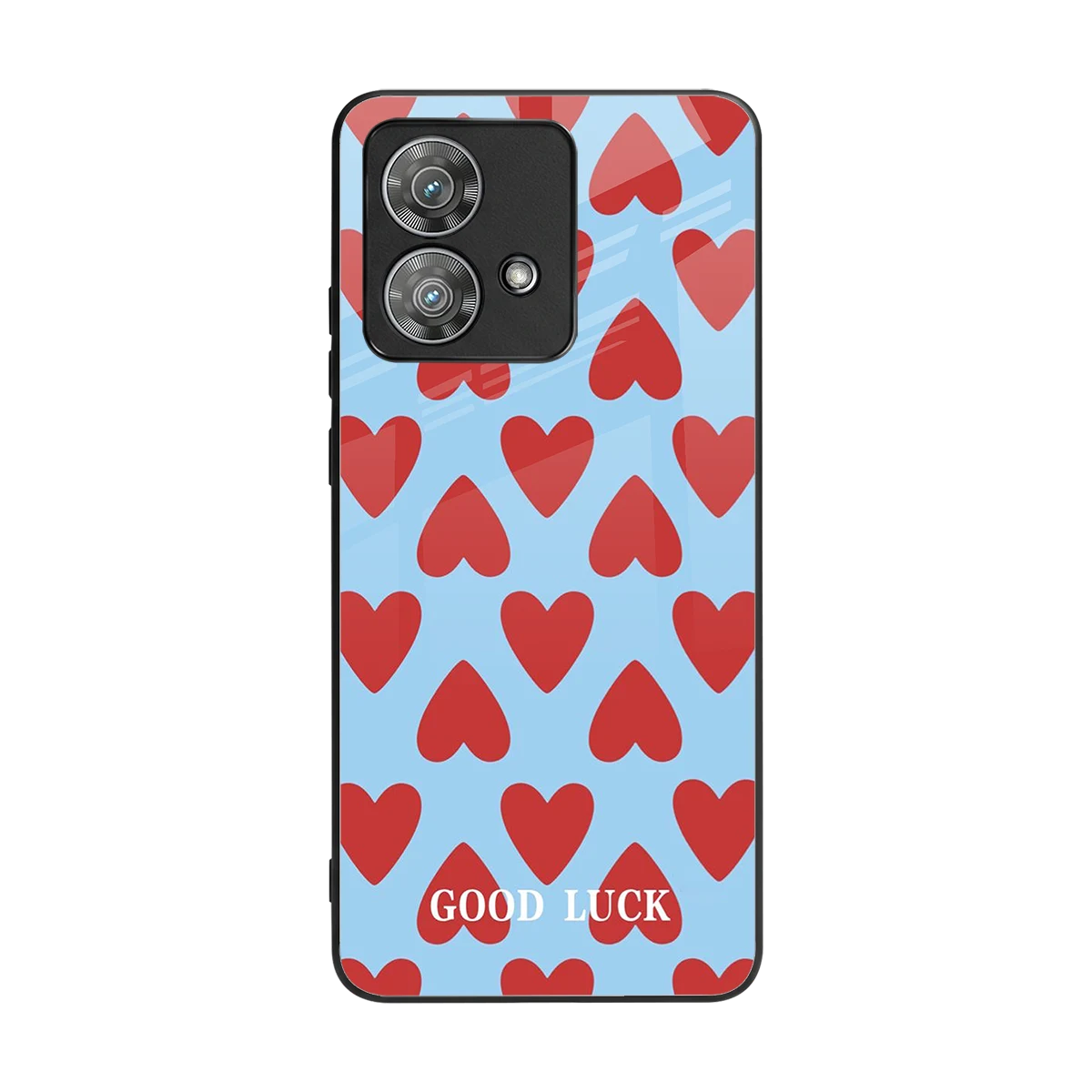 Good Luck back phone cover | glass case for motorola edge 40 neo 5g