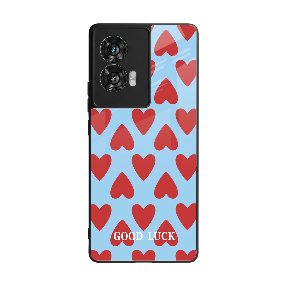 Good Luck back phone cover | glass case for motorola edge 50 fusion