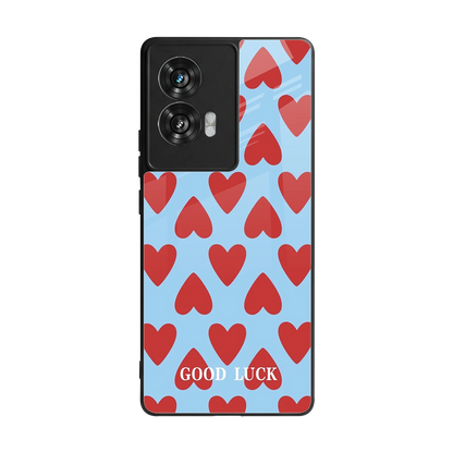 Good Luck back phone cover | glass case for motorola edge 50 fusion