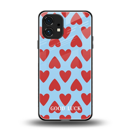 Good Luck back phone cover | glass case for nothing phone 1