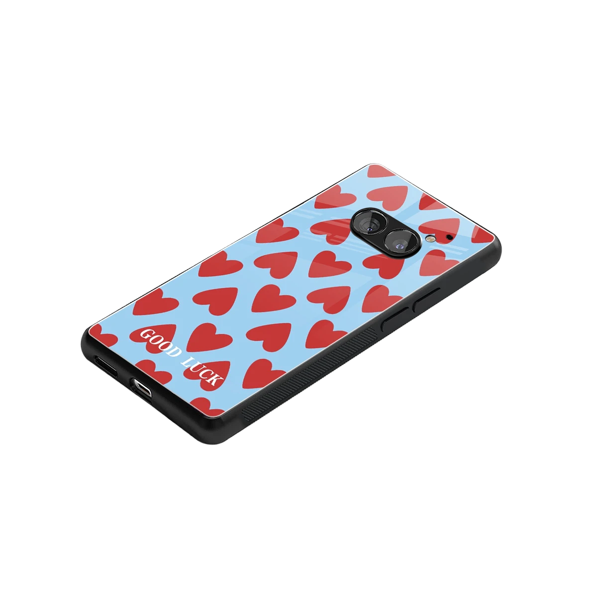 Good Luck stylish phone case for nothing phone 2a | glossy glass and slim fit
