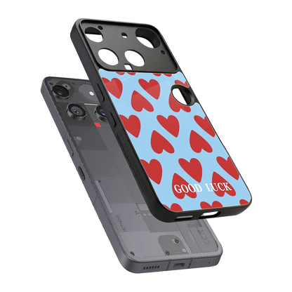 Good Luck sleek nothing phone 3 cover with tempered glass back and TPU edges