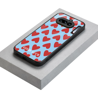 Good Luck stylish phone case for nothing phone 4a | glossy glass and slim fit