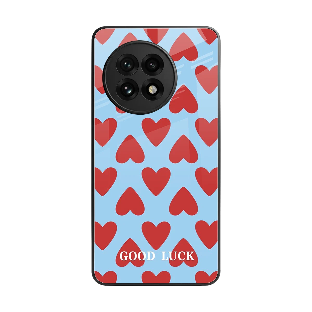 Good Luck back phone cover | glass case for oneplus 13r