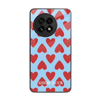 Good Luck back phone cover | glass case for oneplus 13r