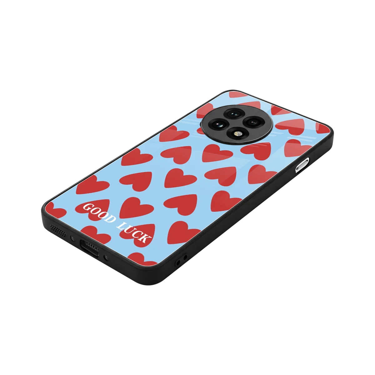 Good Luck stylish phone case for oneplus 13r | glossy glass and slim fit