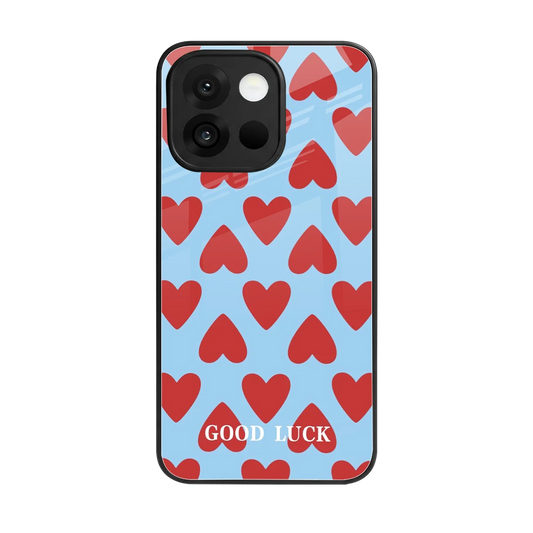 Good Luck back phone cover | glass case for oneplus 13s