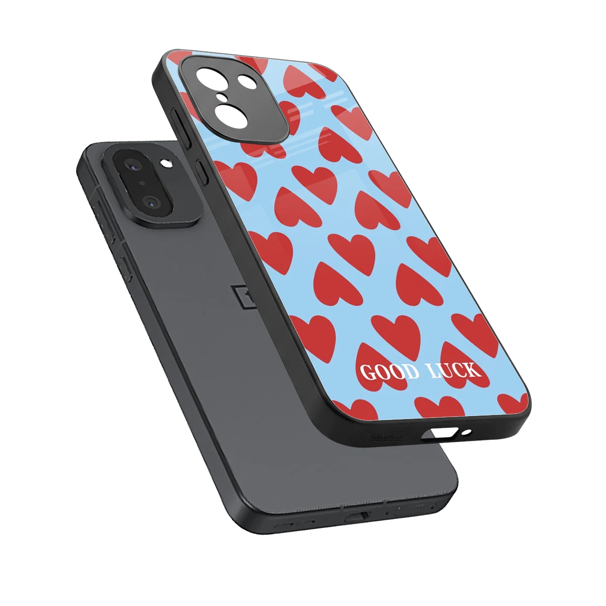 Good Luck sleek oneplus 15r cover with tempered glass back and TPU edges
