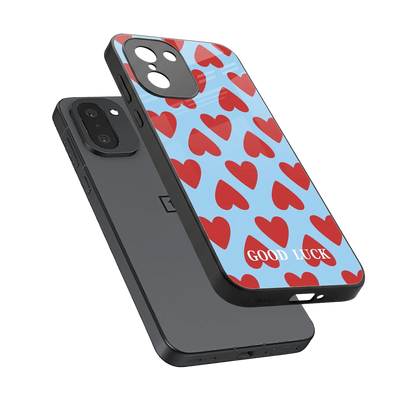 Good Luck sleek oneplus 15r cover with tempered glass back and TPU edges