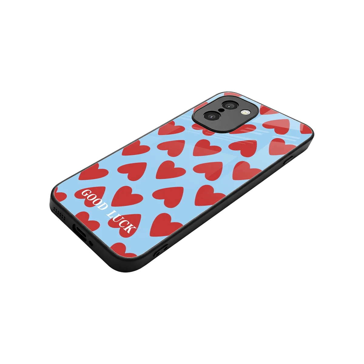 Good Luck stylish phone case for oneplus 15r | glossy glass and slim fit