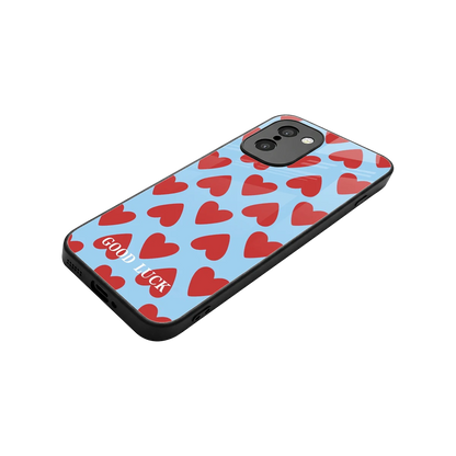 Good Luck stylish phone case for oneplus 15r | glossy glass and slim fit