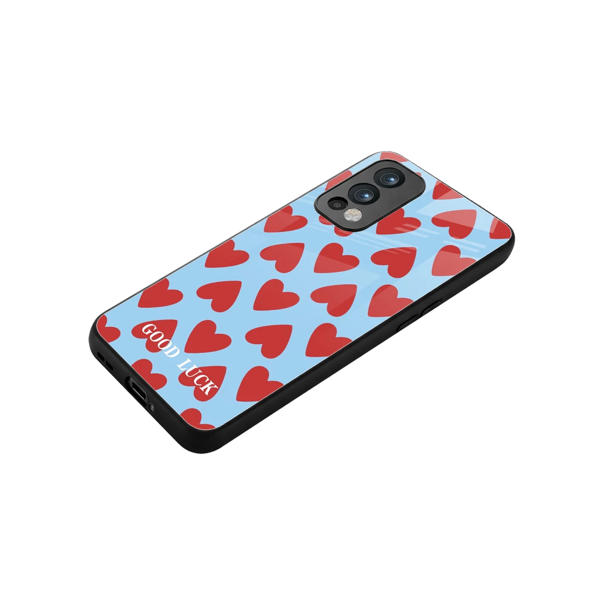 Good Luck stylish phone case for oneplus nord 2 | glossy glass and slim fit