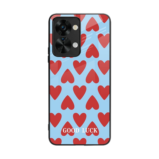 Good Luck back phone cover | glass case for oneplus nord 2t
