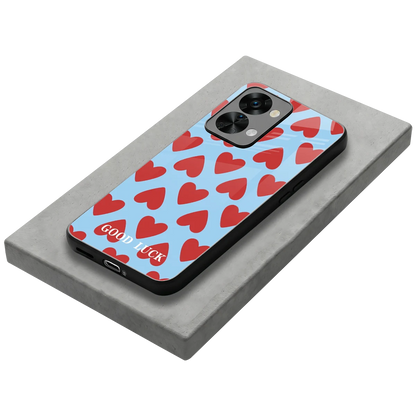 Good Luck stylish phone case for oneplus nord 2t | glossy glass and slim fit