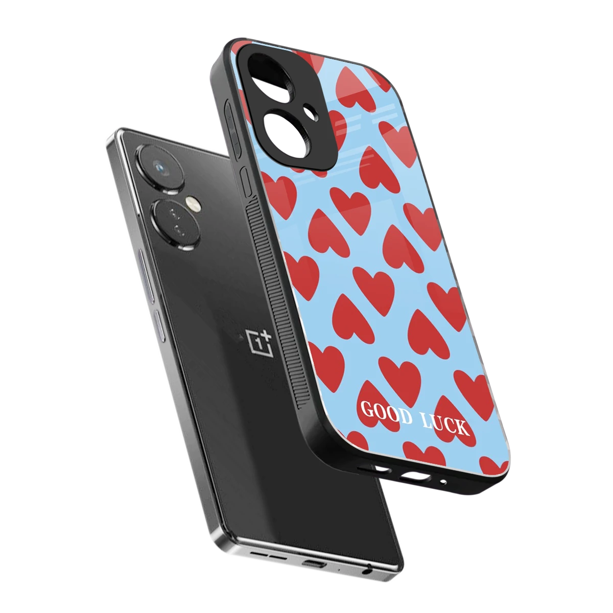 Good Luck sleek oneplus nord ce 3 cover with tempered glass back and TPU edges