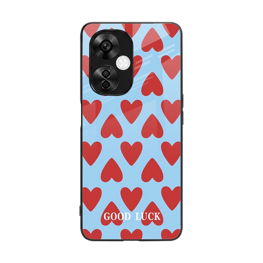 Good Luck back phone cover | glass case for oneplus nord ce 3 lite